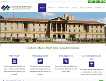 Tablet Screenshot of manyongewanyama.com